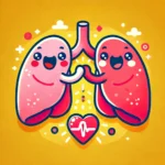 DALL·E 2024-12-16 21.35.16 - A playful and cartoonish illustration of two smiling lungs with happy faces, holding hands and giving a high-five. The lungs are bright pink with ador